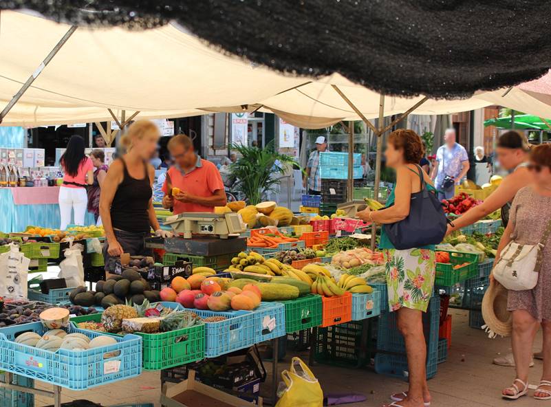 Mercado de Llucmajor en Mallorca